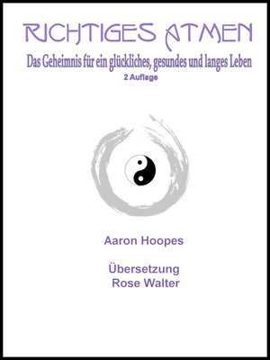cover image of Richtiges Atmen